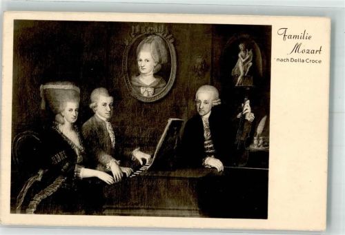 Familie Klavier sign. Della Croce