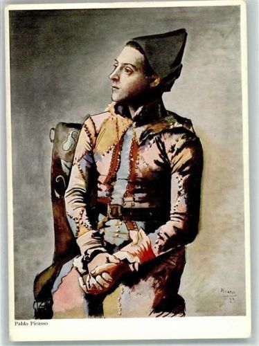 Basel sign. Picasso Pablo Arlequin Verlag Ackermann Nr.3849 Kunstmuseum