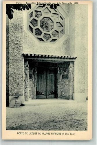 Paris 1912 Exposition Internationale des Arts Decoratifs Porte de l´Eglise