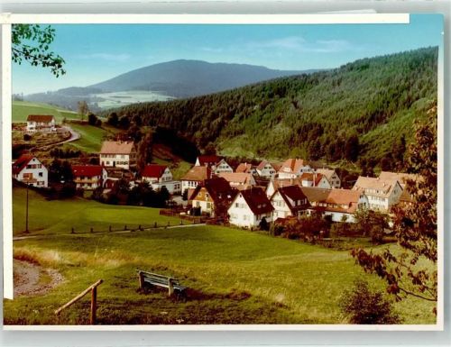 Huzenbach Ort handschriftlich Foto Original aus Archiv eines Ansichtskartenverlags