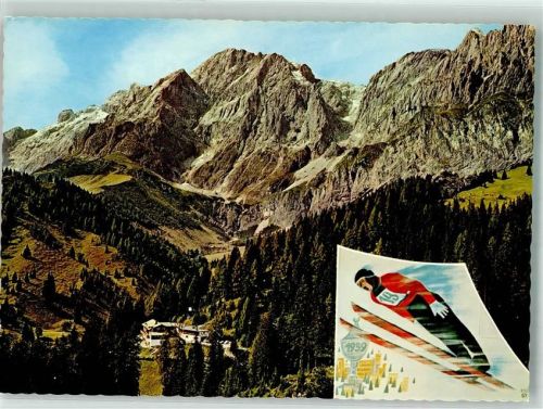 Skisprung Alpengasthof Rubertihaus Berge Hochkönig Riedingtal