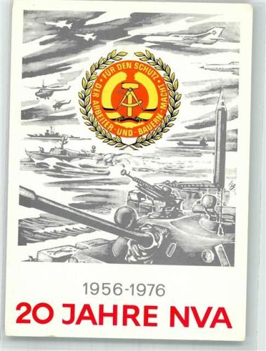 Volksarmee Panzer Wappen 20 Jahre NVA Sonderstempel