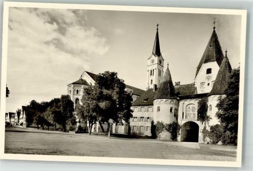 Weißenhorn Marktplatz Kirche Oberes Tor