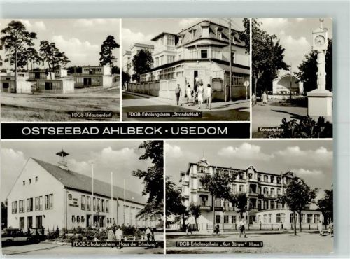 Ahlbeck Heim Strandschloss Heim Kurt Bürger Haus der Erholung