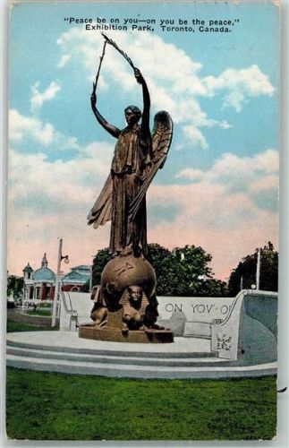 Toronto 1933 Ausstellung Denkmal Peace be on you-on you be the peace