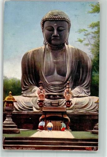 Kamakura Oilette Tuck und Sons Nr. 6463 Großer Buddha