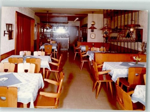 Weismain Gasthaus zur Krone Gaststube Foto Original aus Archiv eines Ansichtskartenverlags Ort handschriftlich