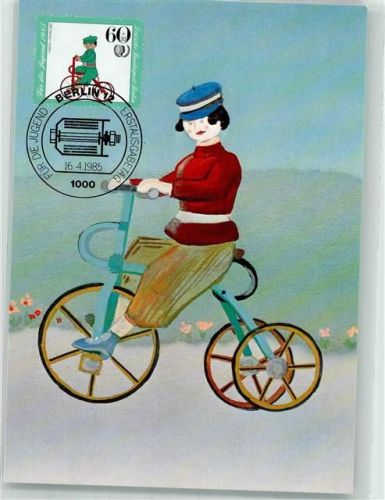 Neukölln 1985 Kinder-Dreirad von 1885 Erstausgabe Ort lt. Sonderstempel