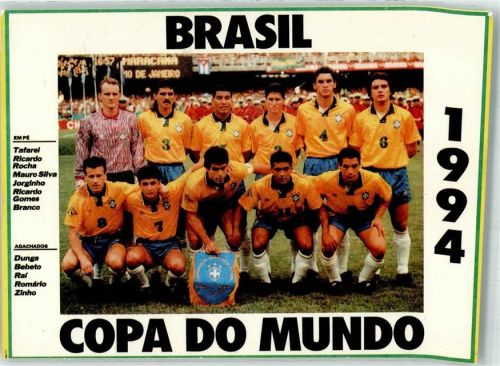 Scan verzogen Brasilien Copa do mundo 1994