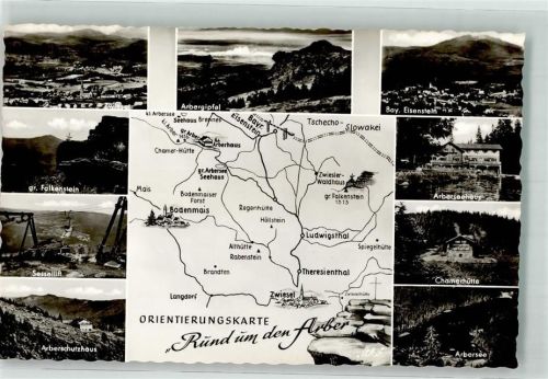 Bayerisch Eisenstein Arber Arberseehaus Sessellift Vogelschau Chamerhütte
