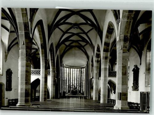 Buchen Inneres der Stadtkirche St. Oswald