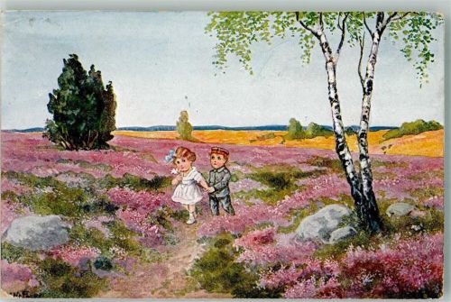 Liebespaar 13. Landw. Divis. 1. Komp. Feld-Rekr. Dep. WBSS No. 5061