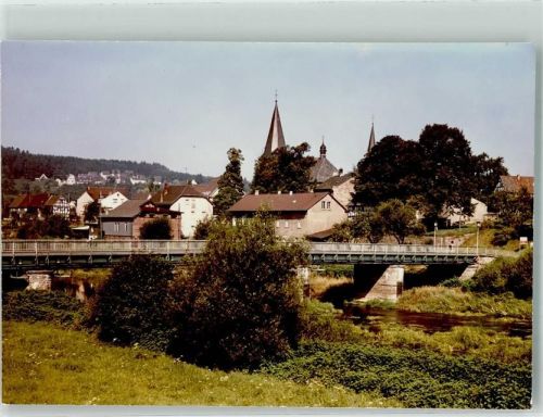 Rosbach Siegbrücke Foto Original aus Archiv eines Ansichtskartenverlags