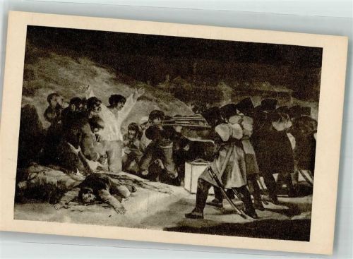 Madrid sign. Goya Szene vom 3.Mai 1808 Museum Prado 749