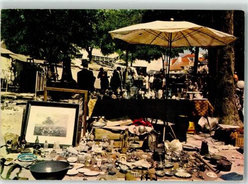 Lisboa 1966 Marktszene Antikmarkt