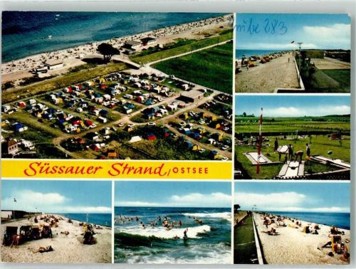 Heringsdorf Fliegeraufnahme Schwimmbad Strand Minigolf SüssauerStrand