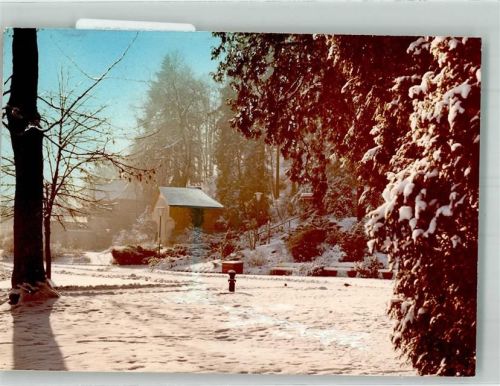 Bad Salzschlirf Winter Ort handschrfitlich Foto Original aus Archiv eines Ansichtskartenverlags
