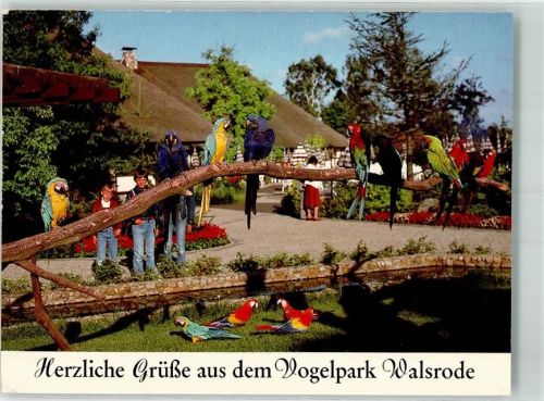 Walsrode Vogelpark mit Freianlage für Papageien Aras Verlag Horst Müller