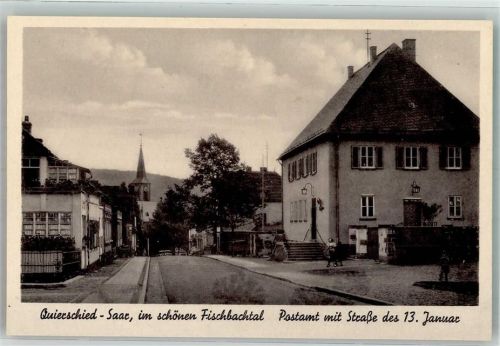 Quierschied Postamt Straße des 13. Januar