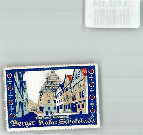 Pößneck Rathaus Berger Kakao Schokolade