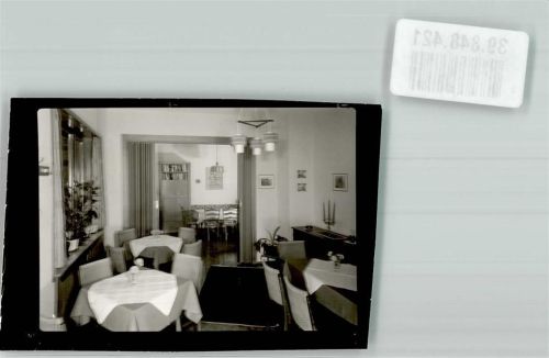 Iggelbach Gasthaus Pfälzerhof Frühstücksraum Ort handschriftlich Foto Original aus Archiv eines Ansichtskartenverlags