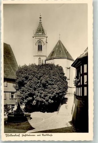 Pfullendorf Stadtkirche u. Hechtbrunnen