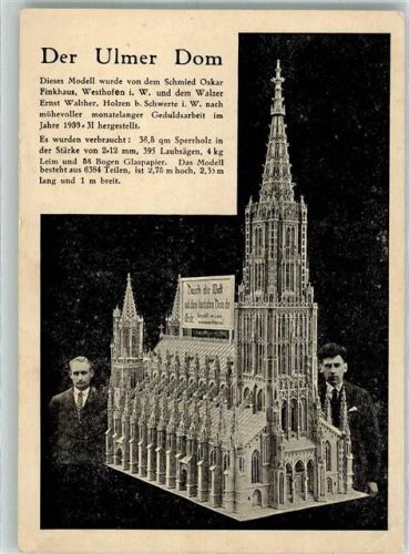 Der Ulmer Dom von Schmied Oskar Finkhaus und Ernst Walther
