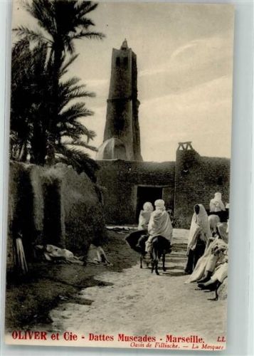Biskra Oasis de Filliache - La Mosques Moschee Werbung: Oliver et Cie Dattes Muscade Marseille