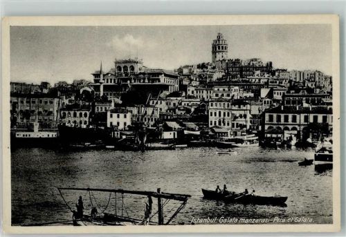 Konstantinopel Galata manzarasi