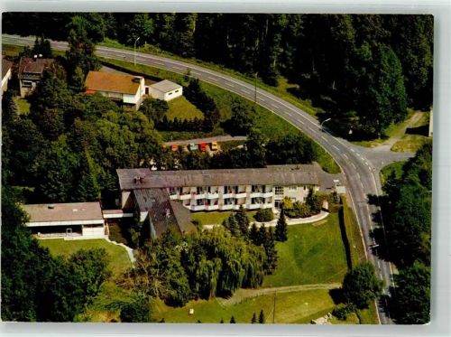 Hennef 1979 Fliegeraufnahme Sanatorium
