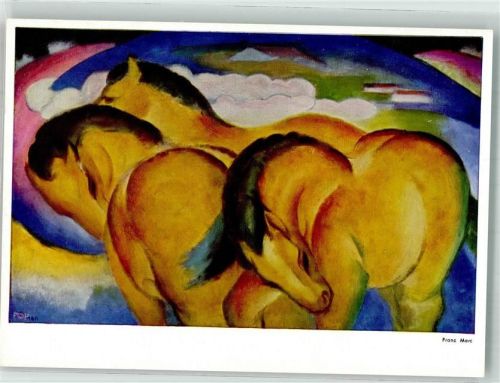 Franz Marc : Gelbe Pferde