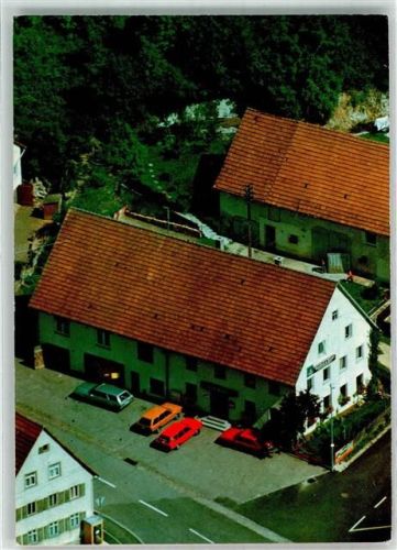 Schelklingen Fliegeraufnahme Gasthaus Bären