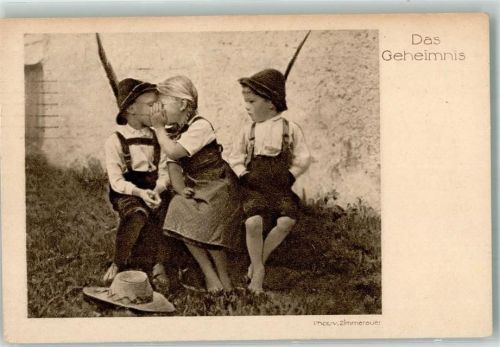1919 Foto Zimmerauer Das Geheimnis Deutscher Verein f. Kinder-Asyl e.V.