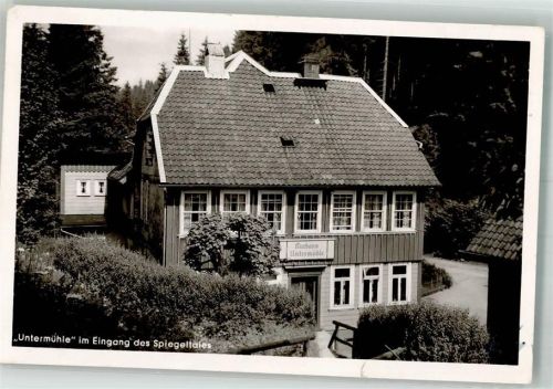 Clausthal-Zellerfeld 1956 Gasthaus Untermühle