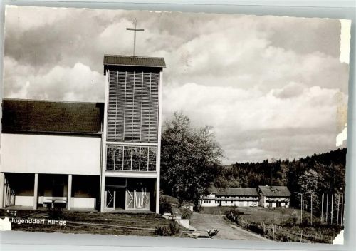 Seckach Kirche Jugenddorf Klinge Foto AK