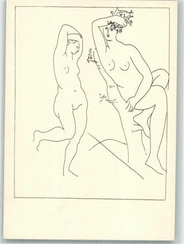 Pablo Picasso Erotik Akt AK