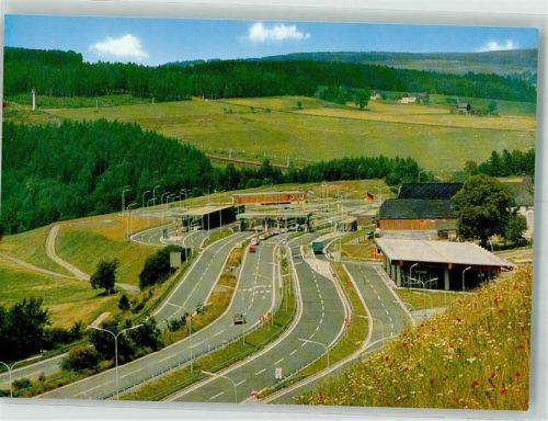 Autobahn Rastätte Frankenwald Grenzübergang
