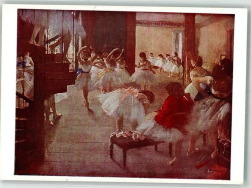 Tanzschule v. Edgar Degas AK