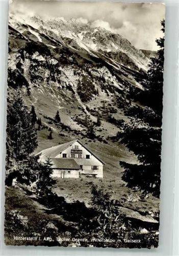 Hinterstein Willerslpe mit Geiseck Hüttenstempel