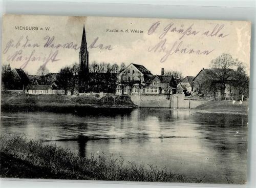 31582 W3070 Nienburg Weser 1915 Gebrauchsspuren