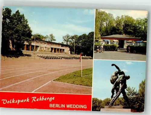 Wedding 1977 Sportplatz Denkmal Gasthaus Volkspark Rehberge