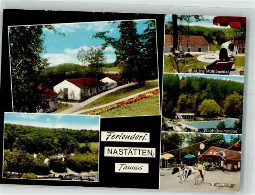Nastätten Feriendorf Waldschwimmbad Ponyreiten am Blockhaus Mühlbachtal