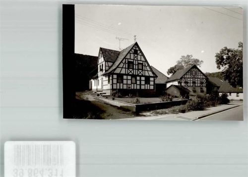 Schwabthal Fachwerkhäuser Foto Original aus Archiv eines Ansichtskartenverlags