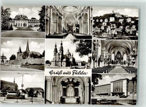 Fulda Bahnhof Orangerie Michaelskirche Omnibus- Bahnhof Kloster Dom