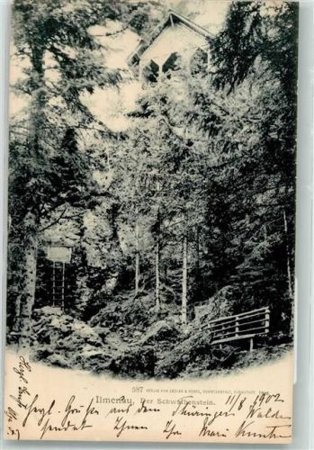 Ilmenau 1902 Der Schwalbenstein