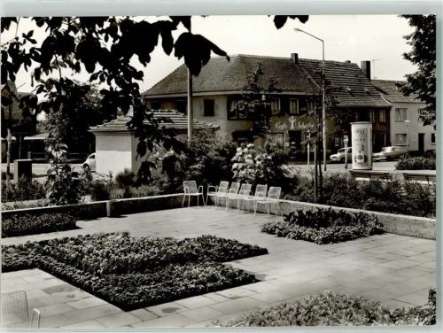 Homburg Anlage Obere Allee Litfaßsäule Cafe Schäfer