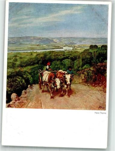 1939 Tiergespann Bauernwagen Landwirtschaft Verlag Hanfstaengl Nr. 263