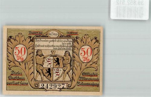 Hildburghausen 1921 50 Pfg. Gutschein Nr. 242927