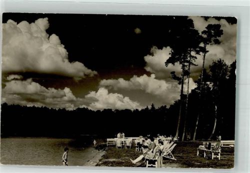Neuglobsow 1960 Schwimmbad Stechlin-See