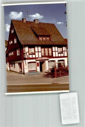 Berghausen Gasthaus Union Stübchen Ort handschrfitlich Foto Original aus Archiv eines Ansichtskartenverlags